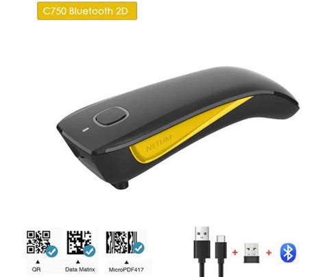 Сканер штрихкодов NETUM C750 bluetooth беспроводный, цена 1400 грн ...