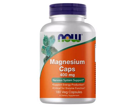 Now magnesium caps 400 mg 180 veg capsules купить Киев и Украина цена