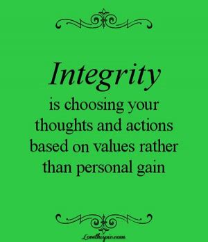 Inspirational Integrity Quotes Quotesgram