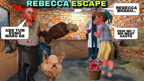 Rebecca Escape With Scientist From Mr Meat Horror Home Mr Meat