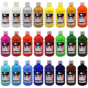 Lot De Tubes Peinture Acrylique Ml Amazon Fr Cuisine Maison