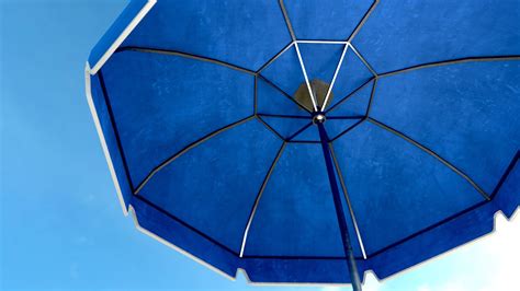 3d Beach Parasol Umbrella Sun Shelter Outdoor Garden Model Turbosquid 2070522