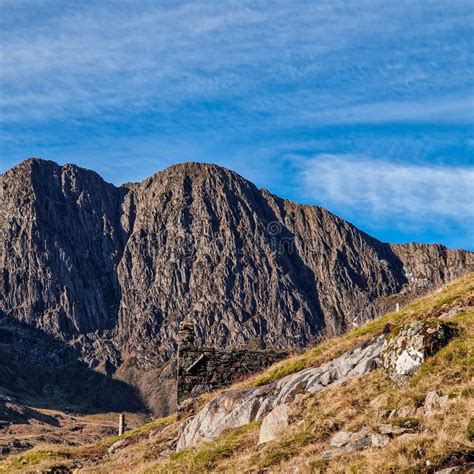 Snowdon In National Park Snowdonia In Wales Stock Image Image Of