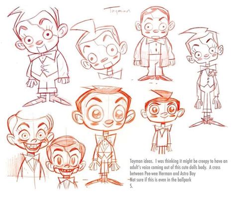 character model drawing storyboard art