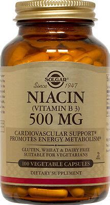 Solgar Niacin Vitamin B3 500mg 100 Vegetable Capsules 33984018518 EBay