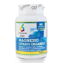 OPTIMA NATURALS MAGNESIO CITRATO ORGANICO Bravi Farmacie