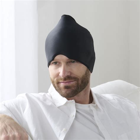 The Hot And Cold Therapy Headache Relief Wrap Hammacher Schlemmer