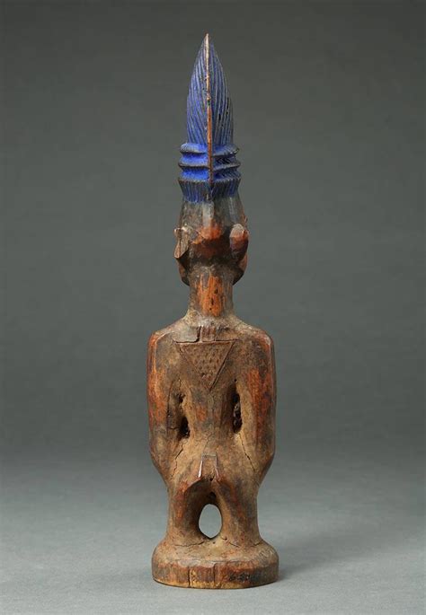 Yoruba Male Twin Figure Ere Ibeji Nigeria African Tribal Art Tall