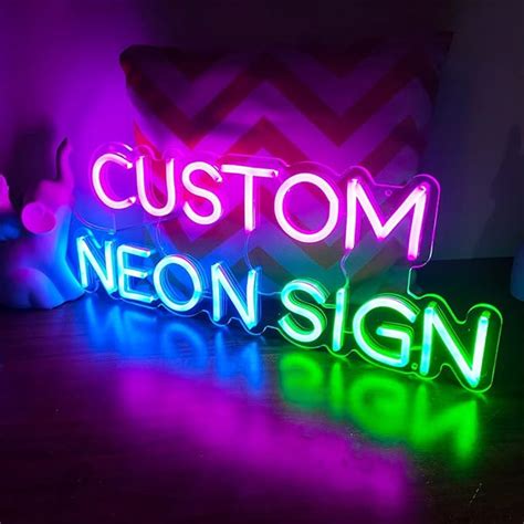 Custom Led Neon Signs Light Personalized Words Light For Bedroom Indoor