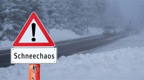 Schnee Chaos In Deutschland Mindestens Zwei Tote Und Zahlreiche Unf Lle