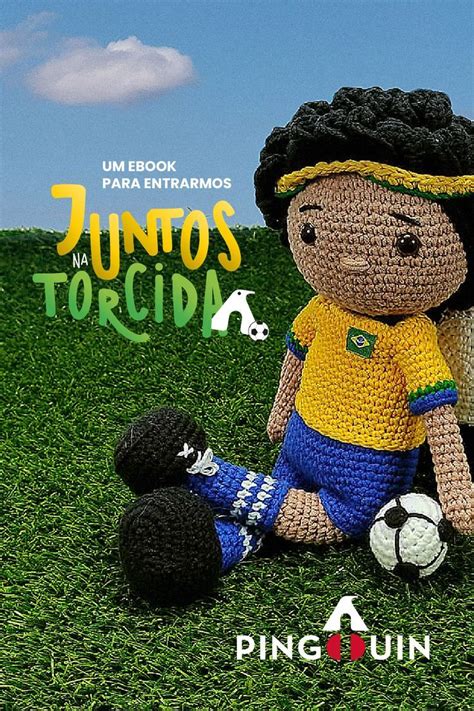 Jogador De Futebol E Bola Amigurumi Juntos Na Torcida Balloon