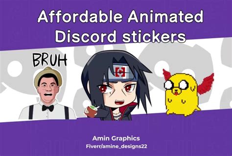 Make Animated Discord Stickers In Apng By Aminedesigns22 Fiverr