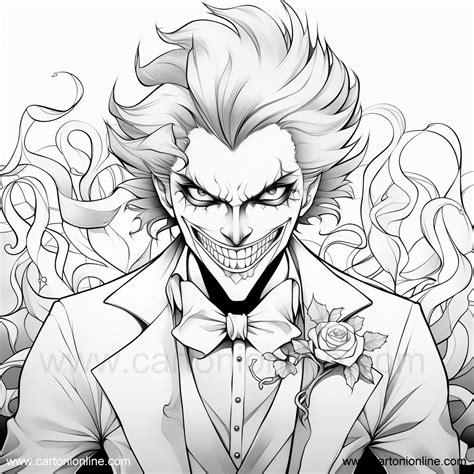 Desenho De Joker Para Colorir