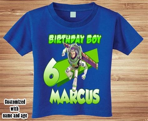 Toy Story Buzz Lightyear Birthday T Shirt Personalized Custom Woody