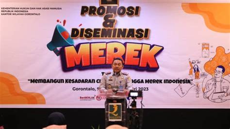 Kemenkumham Gorontalo Ajak Pelaku Usaha Dan Umkm Segera Daftarkan Merk