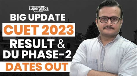 Big Update Cuet Result Du Phase Dates Out Complete