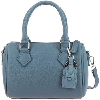 Dupond Durand Capucine Petit Sac Main En Cuir Bleu Livraison