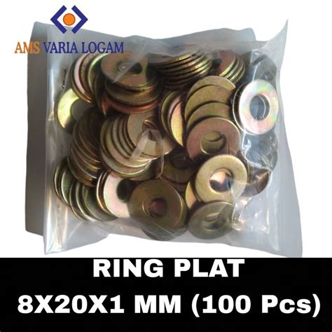 Jual Ring Plat M Isi Pcs Ring Plat X X Washer Plate Ring