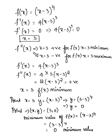 Find The Points Of Maxima Or Minima And The Corresponding Maximum And