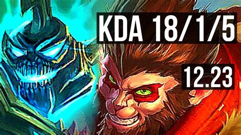 HECARIM Vs WUKONG JNG 18 1 5 Legendary 500 Games EUW Master