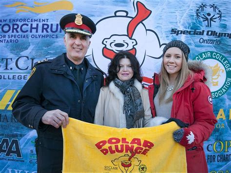 Police Chief Kicks Off Polar Plunge Campaign Windsor Star