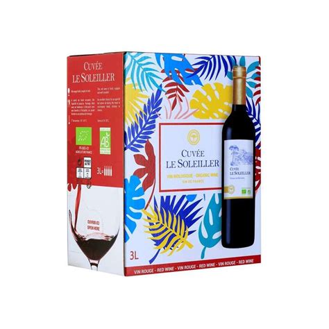 Vin Rouge Vin De France Le Soleiller Bio Bib L La Belle Vie