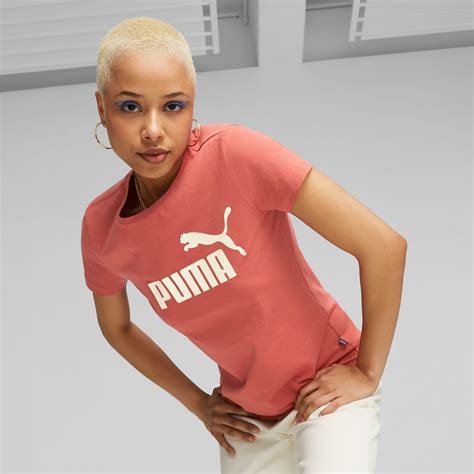 Essentials Metallic Logo Tee Women Puma Shop All Puma Puma