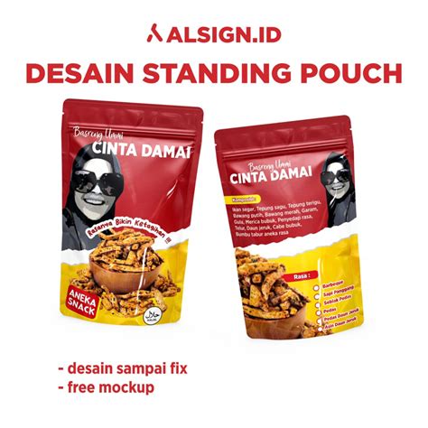 Jual Jasa Desain Kemasan Standing Pouch Umkm Shopee Indonesia