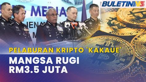 PELABURAN KRIPTO KAKAUE Lapan Laporan Penipuan Kerugian RM3 5 Juta