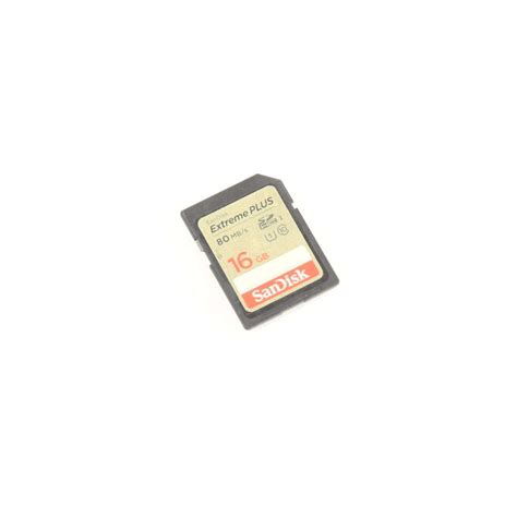 Buy Used Sandisk 16gb Extreme Plus Sdhc Cvp