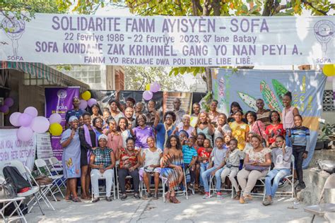 SOFA 37 années de lutte pour les droit des femmes en Haiti SOFA