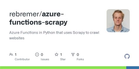 GitHub Rebremer Azure Functions Scrapy Azure Functions In Python