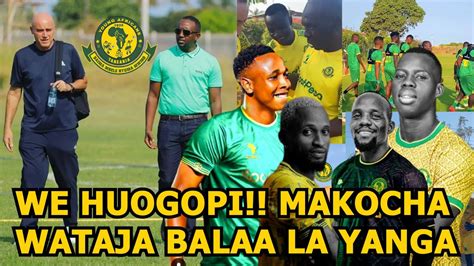 Live We Huogopi Makocha Wataja Balaa La Yanga Mpya Yanga Yaisubiri