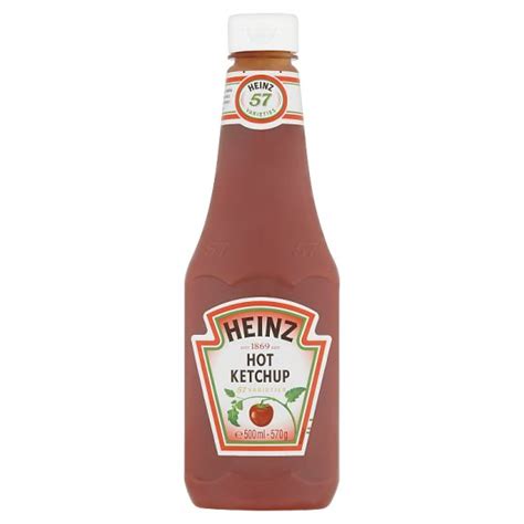 Heinz Hot Ketchup 570 G Tesco Groceries