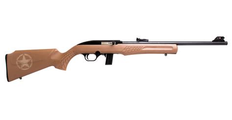 Rossi Rs22 22lr Rifle With Brown Monte Carlo Stock And Engraved Star