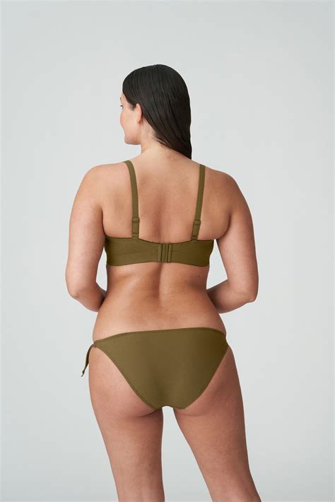 Prima Donna Swim Sahara Bikini Heupslip Met Koordjes Olijf Lay