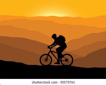 48,259 Mountain biking silhouette Images, Stock Photos & Vectors ...