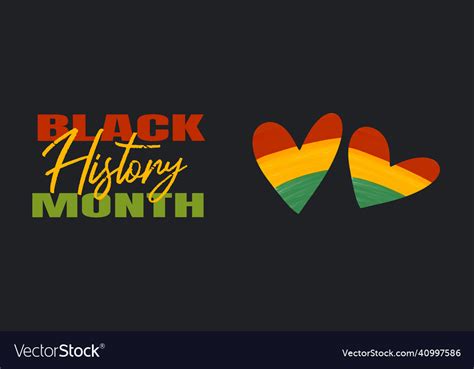 Black History Month 2022 African American Vector Image