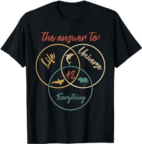 The Answer To Life Universe And Everything Science T Shirt Walmart