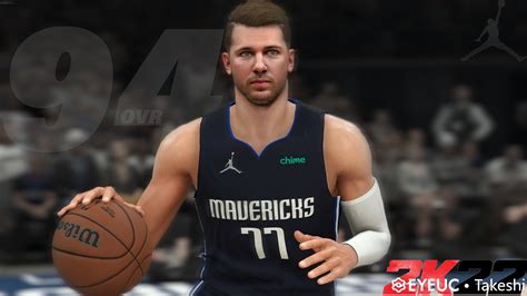 NBA 2K22 Luka Doncic Cyberface And BOdy Model By Takeshi