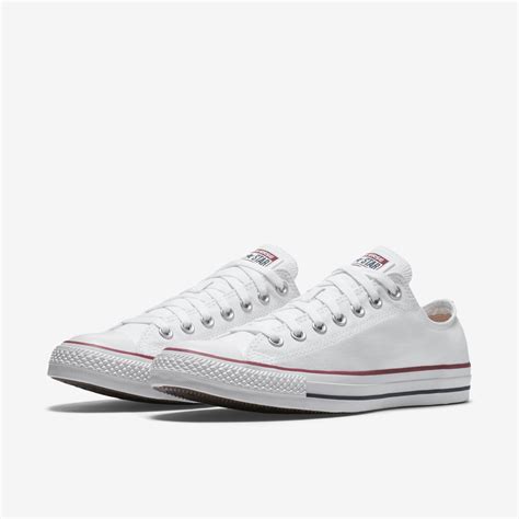 Converse Womens Unisex Chuck Taylor All Star Low Top Lace Up White Size 13 0 J Ebay