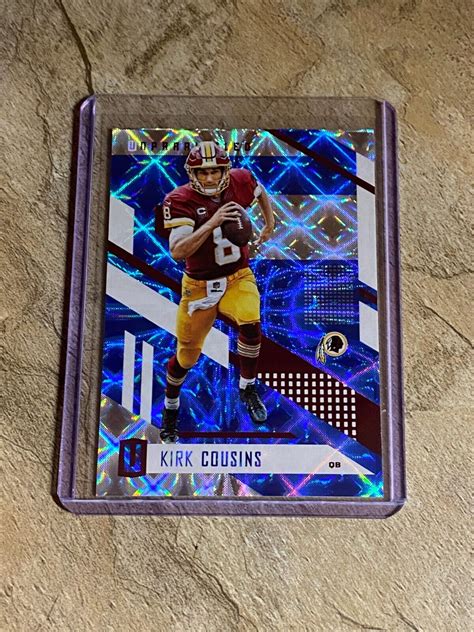 2017 Panini Unparalleled Football Kirk Cousins Blue Parallel 10 10