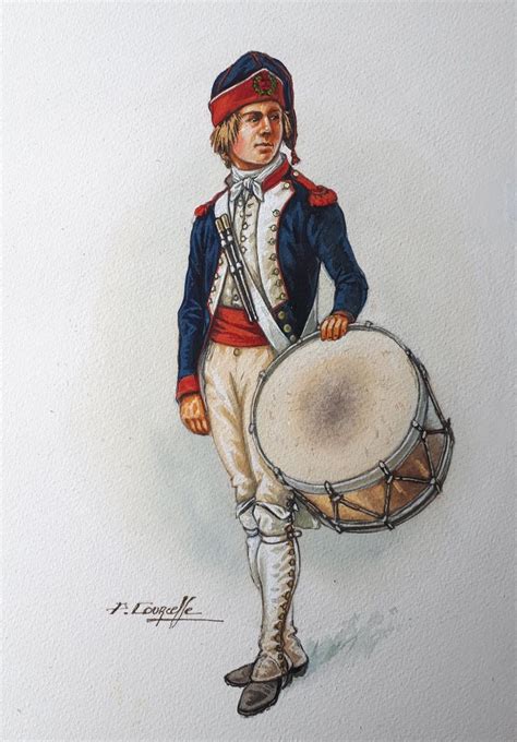 Jeune Tambour D Un Bataillon Du Nord Des Volontaires De L An I 1793