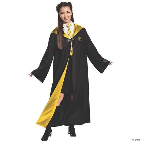 Adult Deluxe Harry Potter Hufflepuff Robe Plus Halloween Express