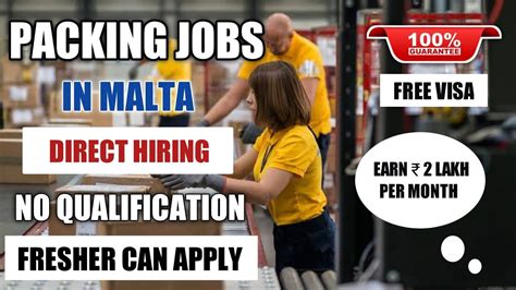 Jobs In Malta For Indians Packing Jobs In Malta Jobs In Malta