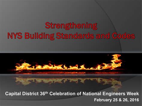 Strengthening Nys Building Standards And Codes Ppt