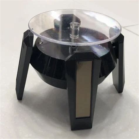 Acrylic Solar Powered Rotating Display Stand, For Showroom at Rs 800 in ...