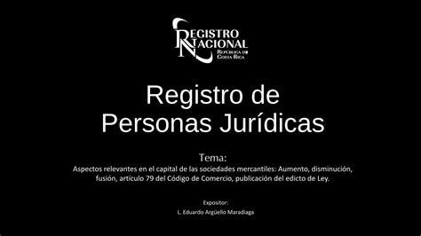 Pdf Registro De Personas Jur Dicas En Las Sociedades Mercantiles