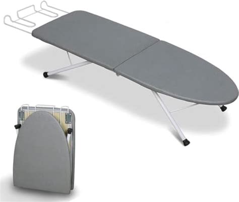 Deoxys Tabletop Ironing Board Reinforced Foldable Iron Board With Iron