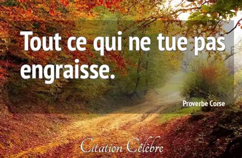 Proverbe Corse Tue Tout Ce Qui Ne Tue Pas Engraisse